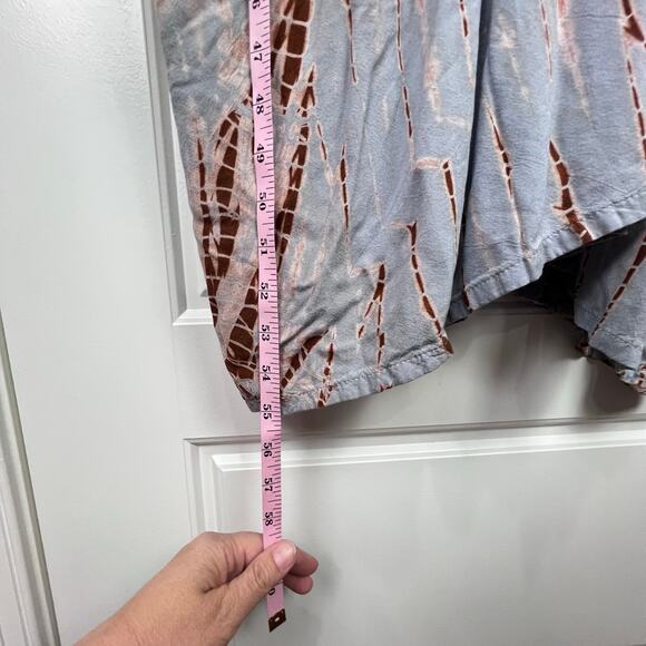 COCO DE CHOM Goddess Tie Dye Kaftan Maxi BOHO Dress V-Neck Lightweight OS - Picture 11 of 11